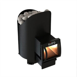 Печь для бани Grill'D Aurora Mini Long дверца со стеклом
